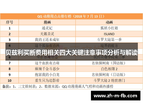 贝兹利买断费用相关四大关键注意事项分析与解读